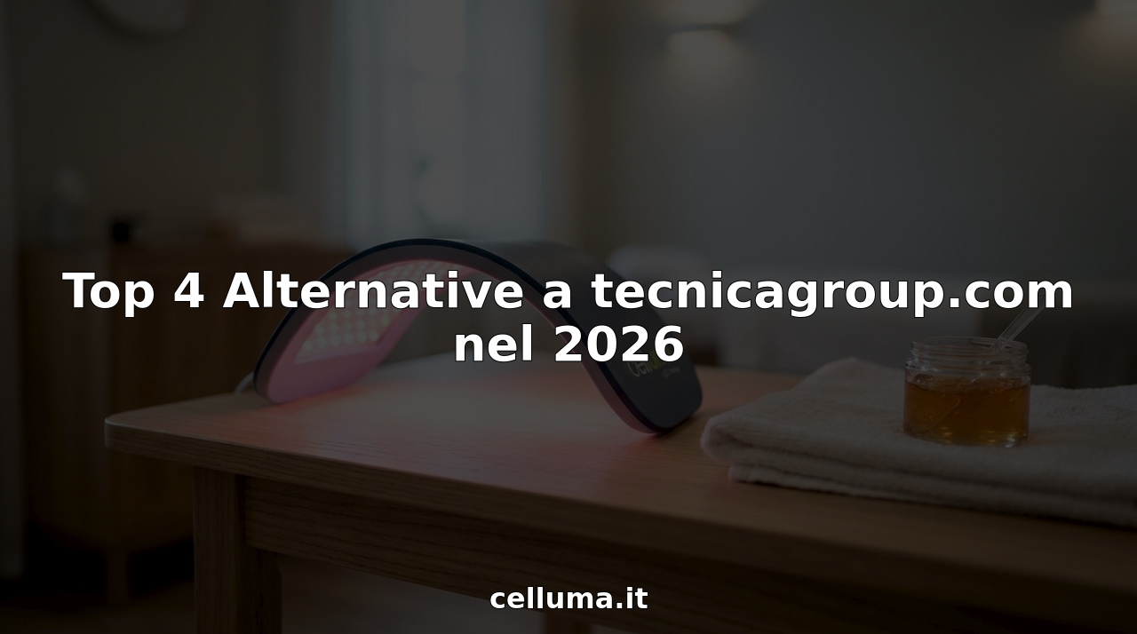 Dispositivo Celluma per fototerapia LED posizionato sul lettino da trattamento
