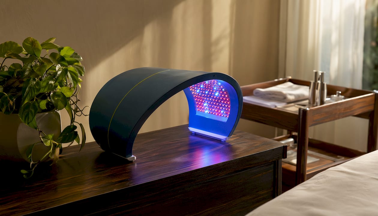 Dettaglio ravvicinato del dispositivo per fototerapia LED Celluma PRO Serie 2